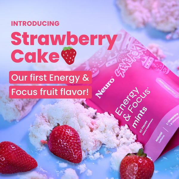 Neuro x Steve Aoki Energy & Focus Strawberry Cake Mints - alternate