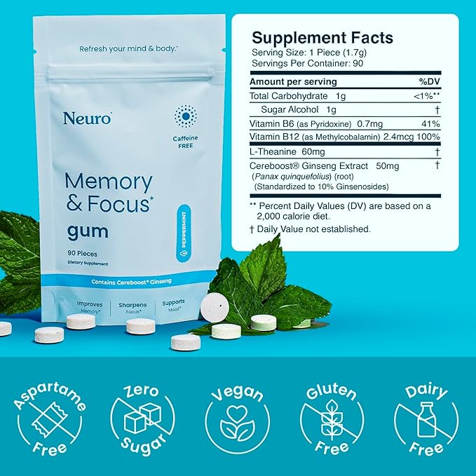 Memory & Focus™ Gum