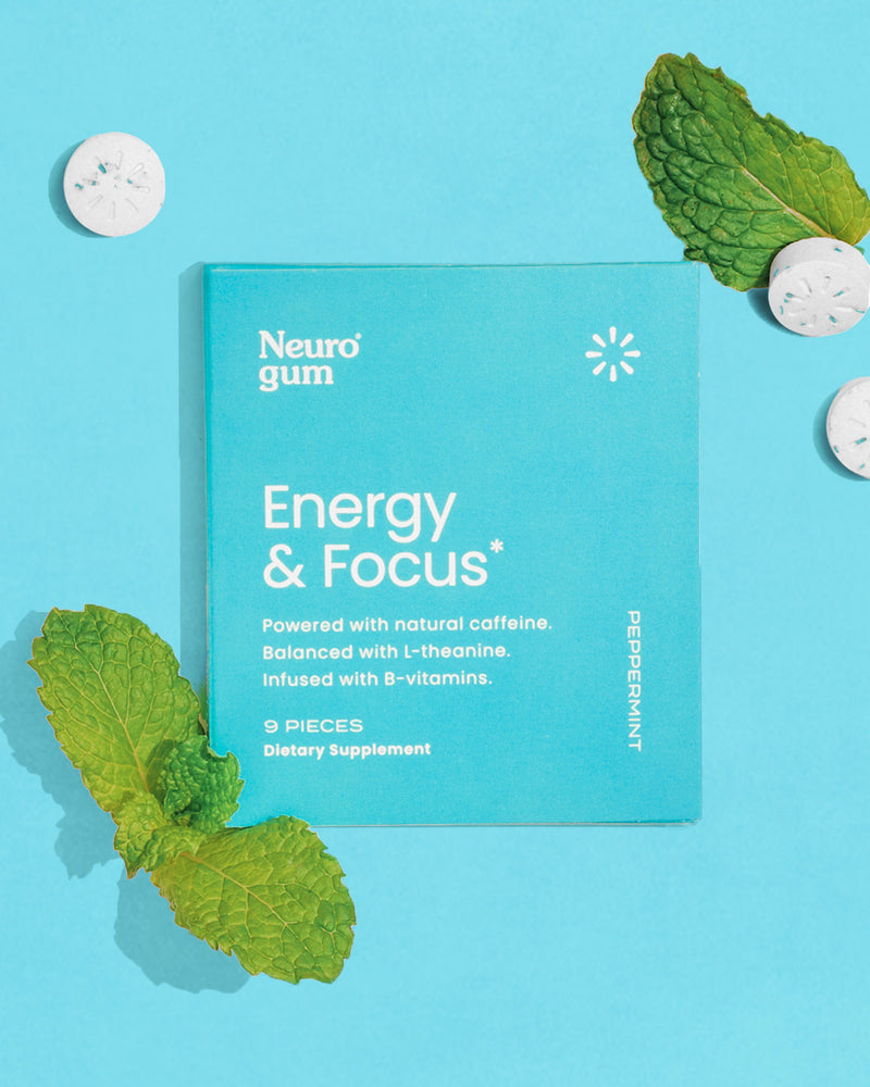 Energy & Focus Gum Peppermint Blister